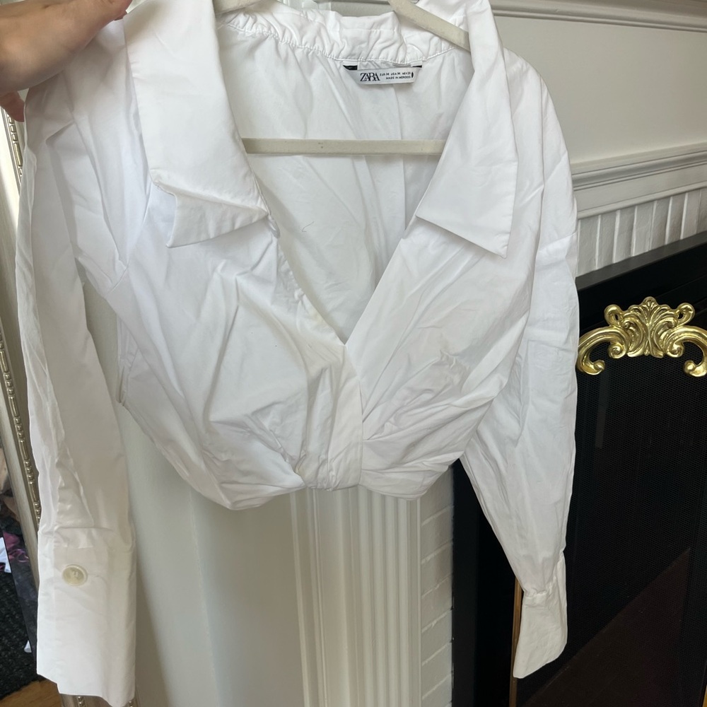 Zara White Women's Top